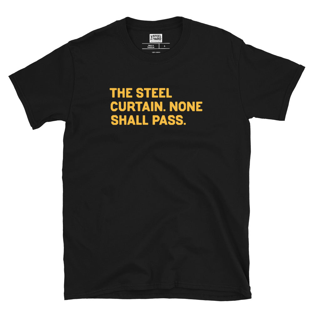 The Steel Curtain Black T-Shirt